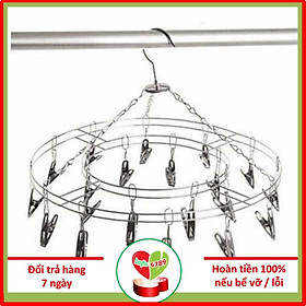 Mua MÓC TRÒN PHƠI ĐỒ INOX - Duonghieu6789