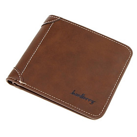 Men's Wallet PU Leather Wallet Trifold Wallet RFID Blocking