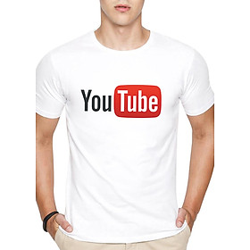 Áo Thun Nam In Hình YouTube Everest AokNAM396 (Trắng)