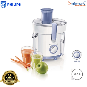 Máy Ép Trái Cây Philips HR1811 (300W) - Trắng Xanh - Hàng chính hãng