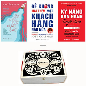 SÁCH - Kỹ năng bán hàng tuyệt đỉnh, Trải nghiệm khách hàng xuất sắc, Để không mất thêm một khách hàng nào nữa (Bộ) có hộp