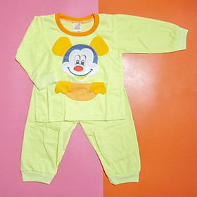 Bộ quần áo tay dài trẻ sơ sinh TiTi chú chuột mickey (5 màu)