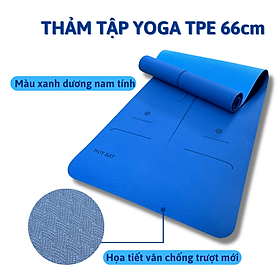 THẢM TẬP YOGA, GYM 2 LỚP + TÚI ĐỰNG THẢM TẬP YOGA - GIAO MÀU NGẪU NHIÊN.