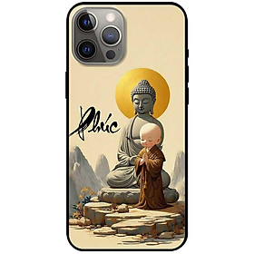 Ốp lưng dành cho Iphone 12 - 12 Pro - 12 Pro Max - 13 Mini - 13 - 13 Pro - 13 Pro Max - Chú Tiểu Phúc Nâu - Hàng Chính Hãng