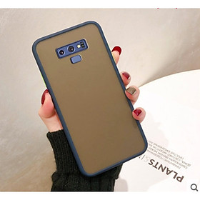 Ốp lưng trong nhám viền màu chống sốc cho SamSung Galaxy Note 9