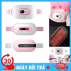 Đai hỗ trợ Giảm Béo, Giảm Đau Kinh Nguyệt, Sưởi Ấm Bụng, Massage, SUPER BELT[30 NGÀY 1 ĐỔI 1] Rung, Nóng Và Xung Điện EMS, Công Nghệ Nhật Bản.