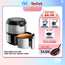 Nồi chiên không dầu Tefal 4.2 Lít - Vỏ thép - EY401D15 - Hàng chính hãng
