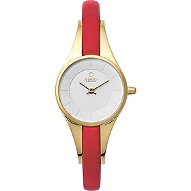Đồng hồ dây da nữ OBAKU V110LXGIRR
