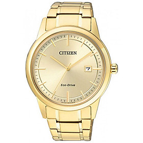 Đồng Hồ Nam Citizen Dây Thép Không Gỉ AW1232-55P - Mặt Vàng