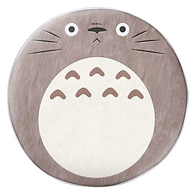 Gối tròn Totoro nâu mặt ngơ - GOMA223
