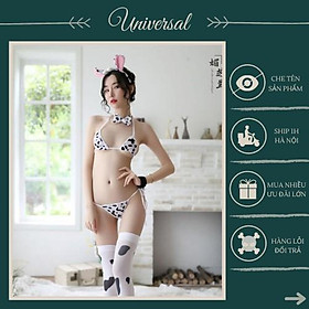 Đồ Cosplay Cô Bé Bò Sữa Đáng Yêu - Đồ Lót Hai Mảnh UNIVERSAL - DCP26