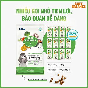 HẠT MỀM SOFT BALANCE TỐT CHO XƯƠNG KHỚP VÀ ĐƯỜNG RUỘT DÀNH CHO CHÓ MỌI LỨA TUỔI 1.2KG