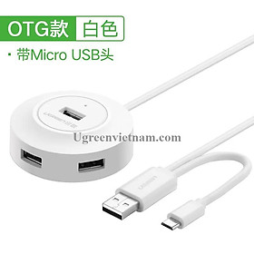 Hình ảnh Hub USB 4 cổng Ugreen 20271 - Hàng Chính Hãng