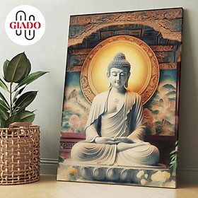 Mua Tranh ảnh thờ treo tường hoặc tranh để bàn mẫu Phật A Di Đà thiền định