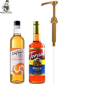 Mua Vòi Bơm Siro Torani Chai 750ml Và Siro Davinci - Pump Syrup Torani