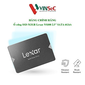 Ổ cứng ssd 512gb lexar ns100 2.5-inch sata iii_hàng chính hãng