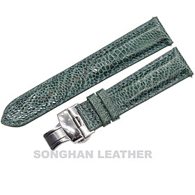 DÂY DA ĐÀ ĐIỂU THẬT HÀNG CHÍNH HÃNG SONGHAN LEATHER, DÂY ĐỒNG HỒ DA KHÓA BƯỚM  CAO CẤP HỢP THỜI TRANG, PHÙ HỢP VỚI CÁC DÒNG ĐỒNG HỒ CÓ SIZE  24mm 22mm 21mm 20mm 19mm 18mm 16mm, SẢN PHẨM KÈM PHỤ KIỆN BH 6 THÁNG WSOT-02