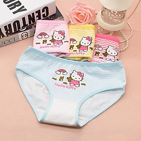 Set 4 quần chíp cho bé, quần lót cotton cho bé gái Mẫu ngẫu nhiên