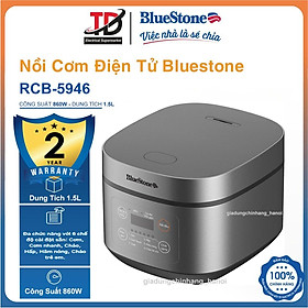 Nồi Cơm Điện Tử Bluestone RCB-5946, 1.5Lit-860W, Hàng Chính Hãng