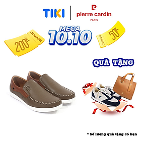 Giày lười nam Pierre Cardin PCMFWLD098GRE màu xanh