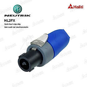 Jack loa Neutrik NL2FX kết nối loa chắc chắn