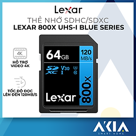 Mua Thẻ nhớ máy ảnh/ máy quay phim Lexar 32GB/ 64GB 800x UHS-I SDHC V10  tốc độ đọc 120MB/s - HÀNG CHÍNH HÃNG