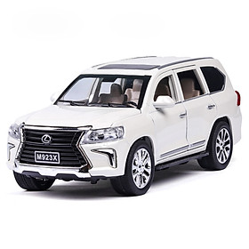 Mô hình ô tô Lexus LX570 hiệu XLG Trắng