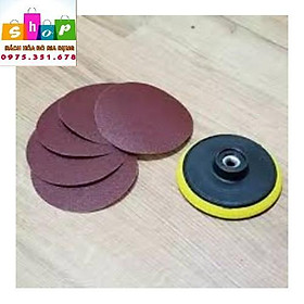 Mua Giấy nhám tròn 125mm (đường kính) Độ mịn từ 40 đến 320-Giadung24h
