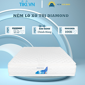 Nệm lò xo túi Diamond Vạn Thành