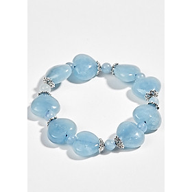 Vòng Đá Hải Lam Ngọc Trái Tim Ngọc Quý Gemstones