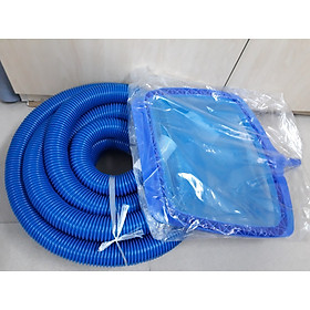 Mua Combo Ống mềm bể bơi 15m+ vợt vớt rác giá tốt hơn mua từng sản phẩm lẻ  dùng cho công việc vệ sinh bể bơi. Dây hút bể bơi dài 15 mét dùng vệ sinh bể
