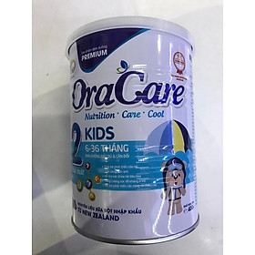 Sữa OraCare Kids (Step 2) lon 400g - Dinh dưỡng đầy đủ và cân đối dành cho trẻ từ 6 - 36 tháng tuổi.