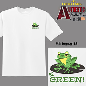 Be GREEN, mã logo.g188. Hãy tỏa sáng như kim cương, qua chiếc áo thun Goking siêu hot cho nam nữ trẻ em, áo phông cặp đôi, gia đình, đội nhóm