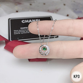 Dây chuyền nữ bạc Ý mặt chữ LOVE MS95d