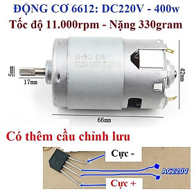 Mua Động cơ DC220v công suất lớn 400w hoặc 600w