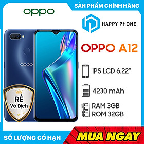 Điện Thoại Oppo A12 (3GB/32GB) - Hàng Chính Hãng- Đã kích hoạt bảo hành điện tử