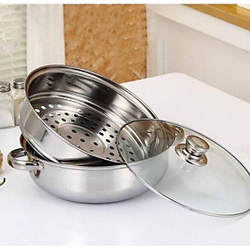 Mua Nồi hấp 2 tầng inox
