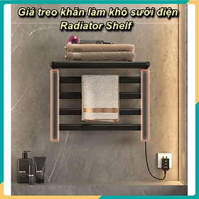 Mua Giá treo khăn sưởi điện nhanh chóng Shelf Germany (Black)