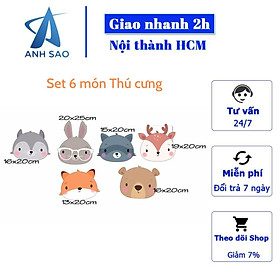 Decal dán tường Fomex dày 8 ly (nhiều set mẫu lựa chọn) A- Trang trí nhà cửa theo phong cách của bạn