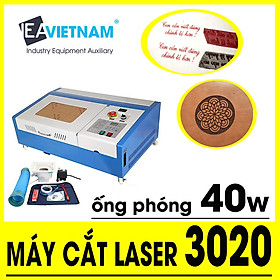 Mua Máy laser cắt nhãn tủ điện   Máy cắt laser 3020 40W. Máy khắc dấu cao su