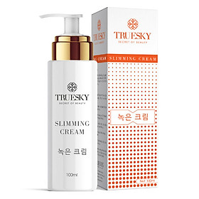 Kem Tan Mỡ Bụng Truesky Chiết Xuất Quế Gừng Dạng Vòi Nhấn Slimming Cream 100ml - Mỹ Phẩm Chính Hãng