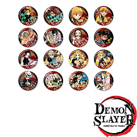 Combo huy hiệu KIMETSU NO YAIBA - THANH GƯƠM DIỆT QUỶ anime nhiều mẫu