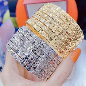 Mua Ximen cao cấp chuẩn mạ vàng 18k siêu bền khoá lưỡi gà khắc ký hiệu 10k