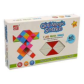 QYToys - EQY563 Rubik xếp hình rắn ma thuật 60 chi tiết (KT 10.5x2.6x17cm)