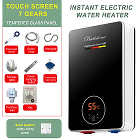 Mua Máy nước nóng trực tiếp nhà tắm Instant Tankless Electric Water Heater Fast with LED Display 2S 220V 5500W