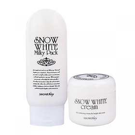 Bộ sản phẩm dưỡng trắng da toàn diện Secret Key Snow White Cream 50g +