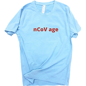 Áo thun nam nữ 80% Cotton Blue11