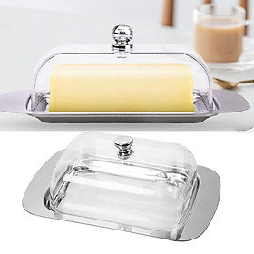 Butter Dish with Lid Butter Storage Box for Fridge Kitchen Countertop Baking