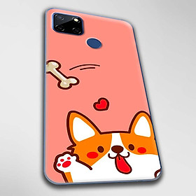 Ốp lưng dành cho Realme C11, Realme C12, Realme C15, Realme C17 mẫu Chó chờ xương