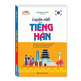 Sách - Luyện Viết Tiếng Hàn - Bìa Mềm - Minh Thắng